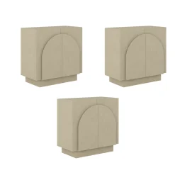 Arched TV Console Cabinet for TVs up to 75