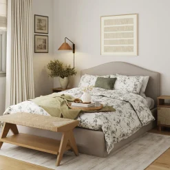 Boho Bedroom Set Light Brown