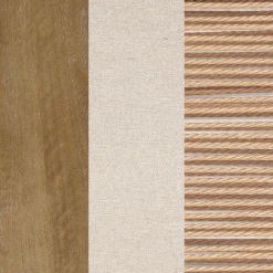 Boho Natural Flax & Seagrass Dining Chair