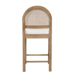 Boucle Bar Stools Light Brown (Set of 2)