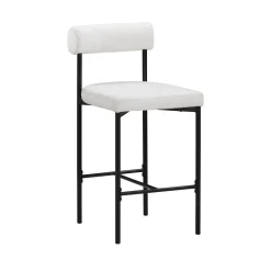 Boucle Counter Height Bar Stools (Set of 4)