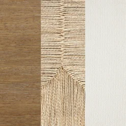 Boucle & Seagrass Bar Stool Light Brown
