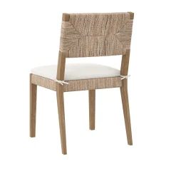 Boucle & Seagrass Dining Chair Light Brown (Set of 2)