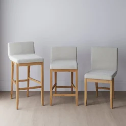 Exposed Back Dining Chair Brushed Warm Pine