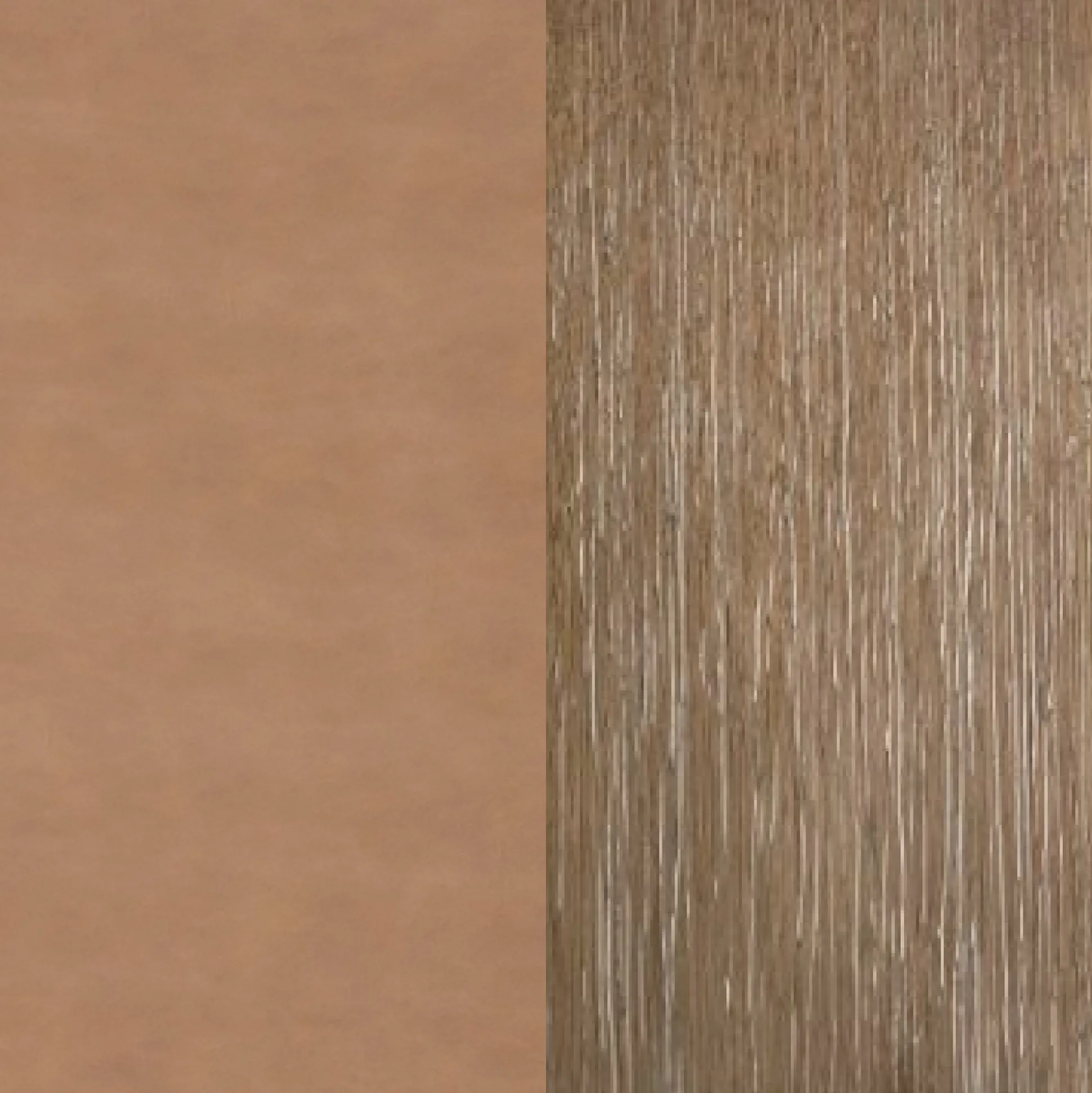 Exposed Back Dining Chair Brushed Light Brown