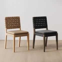 Faux Leather Dining Chairs Black (Set of 8)