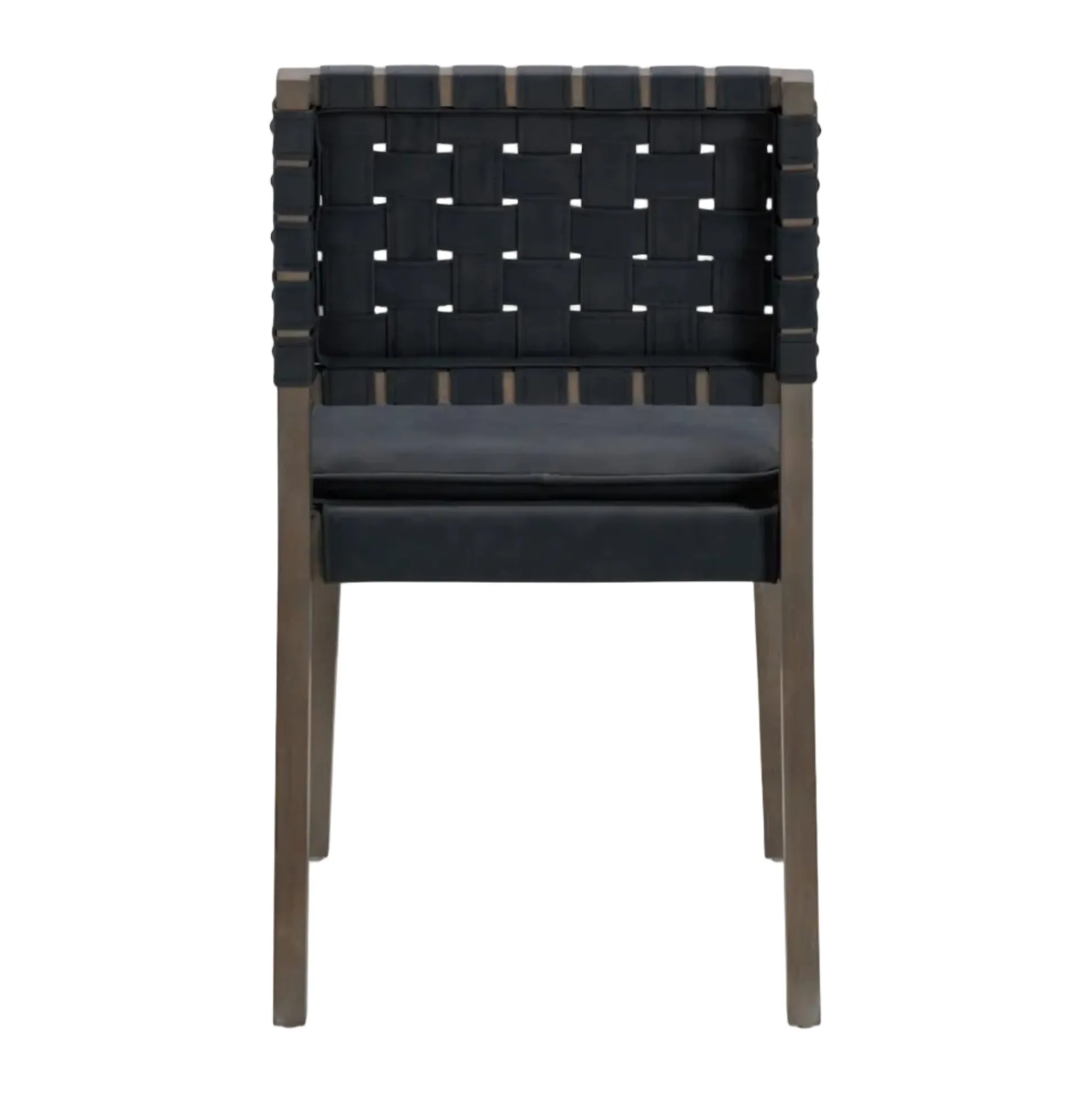 Faux Leather Dining Chairs Black (Set of 4)