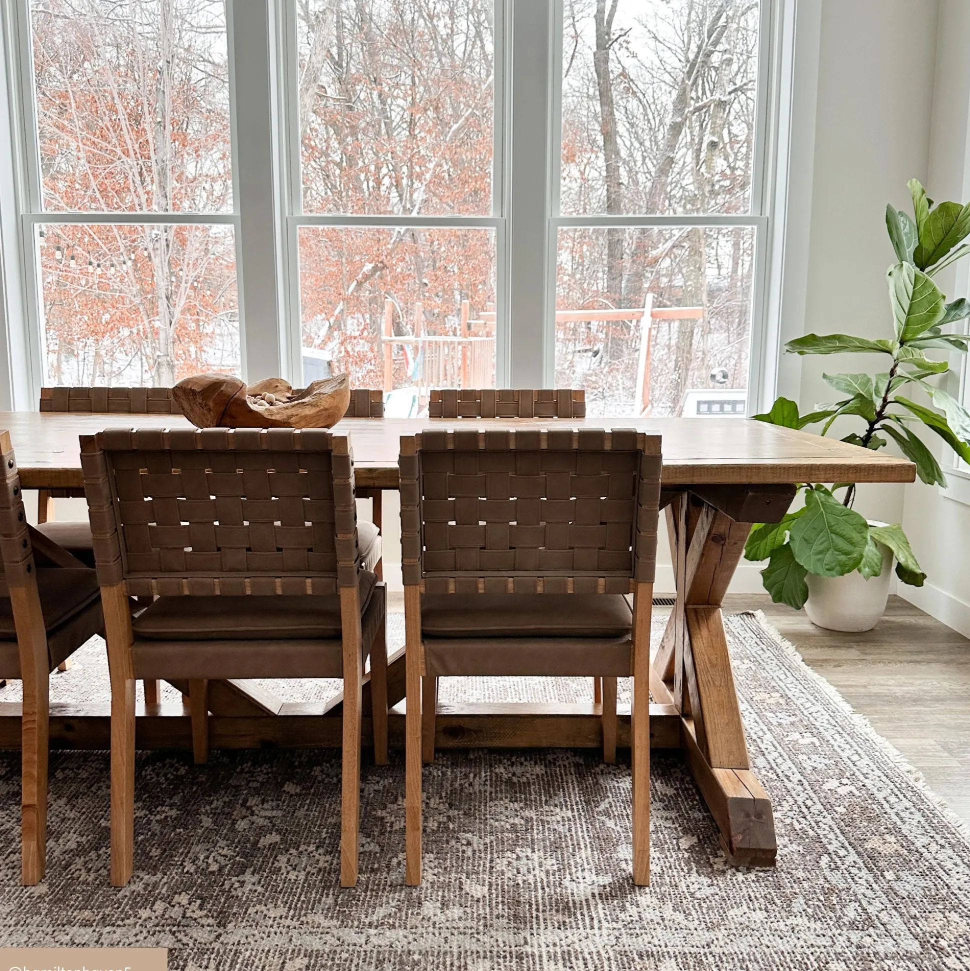 Faux Leather Dining Chairs Light Brown (Set of 6)