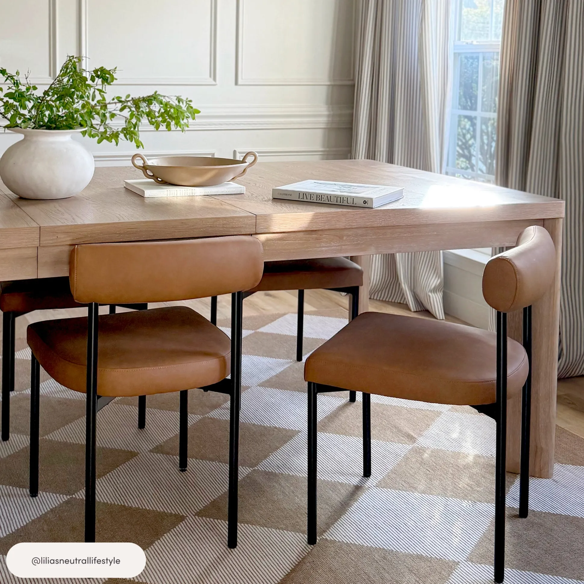 Faux Leather Modern Dining Chairs (Set of 4)