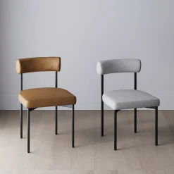 Faux Leather Modern Dining Chair (Set of 2)