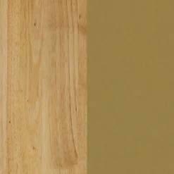 Fluted Wood Bedroom Set Warm Pine