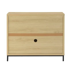 Glass TV Stand Console Cabinet with Doors for TVs up to 100