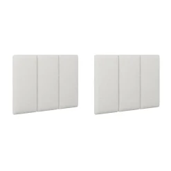 King Size Wall Mounted Oversize Upholstered Boucle Headboard