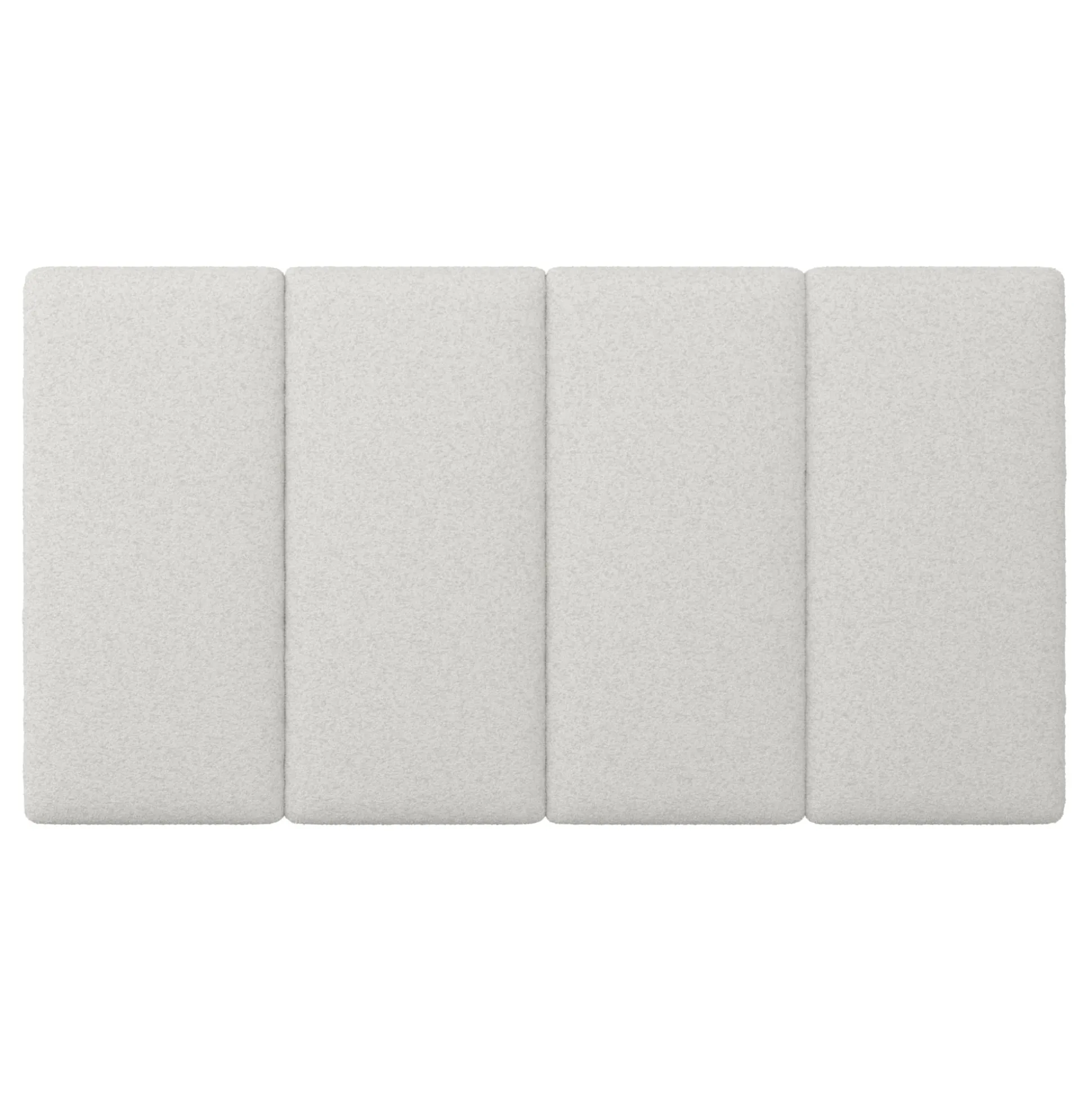 King Wall Mounted Headboard 4 Panel Boucle