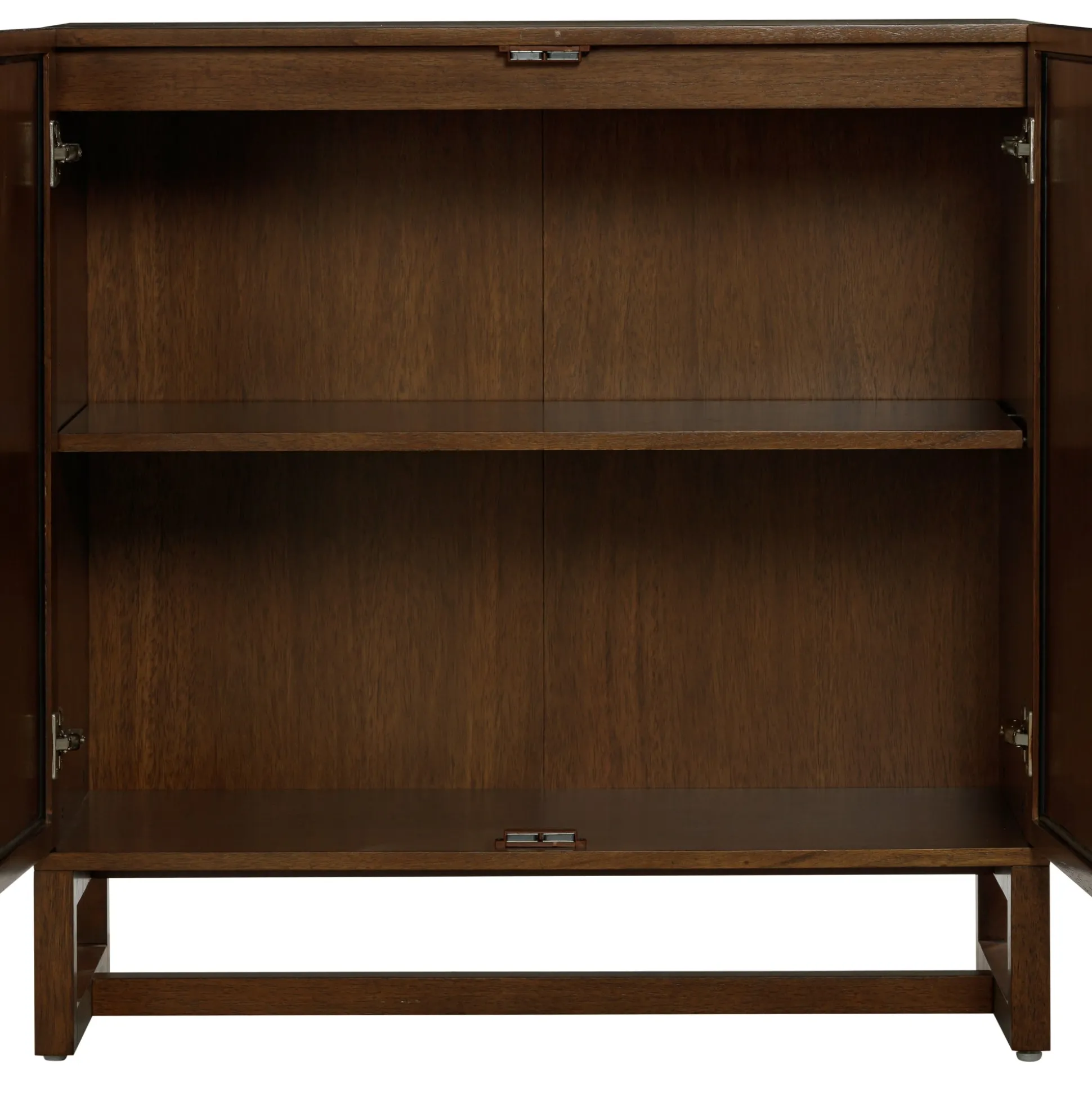 Large Arched Credenza Console Table Dark Acacia (Set of 4)