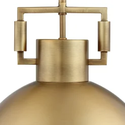 Metal Dome Shade Pendant Ceiling Light Brass