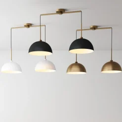 Metal Hanging Ceiling Pendant Light Black
