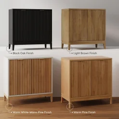 Mid-Century Fluted for TVs up to 100