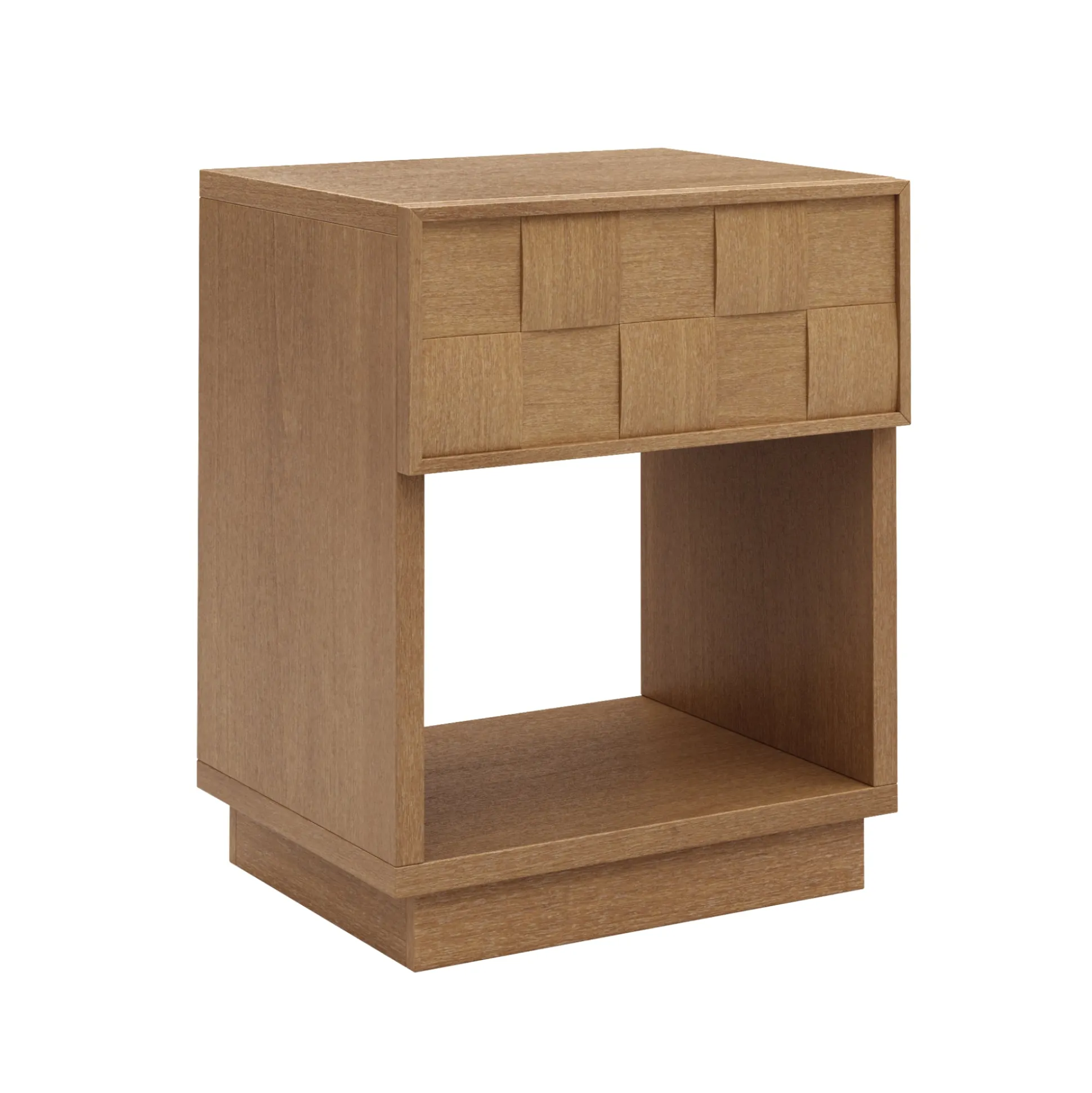 Mid Century Modern 1-Drawer Nightstand Set