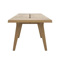 Natural Rattan Dining Table Set (8 Chairs)
