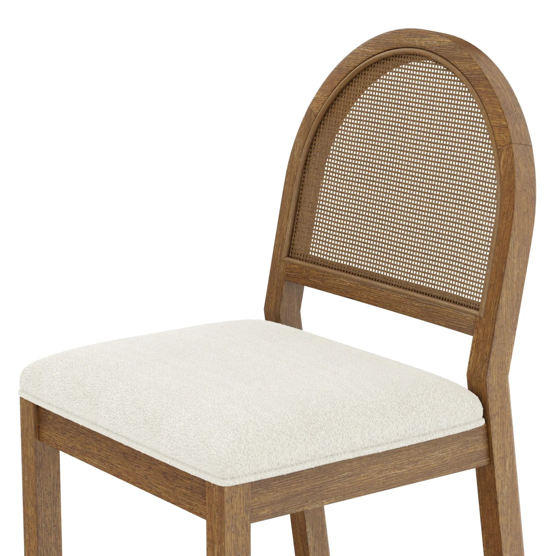 Natural Rattan Dining Table Set (8 Chairs)