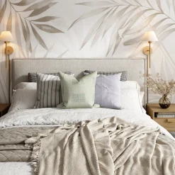 Plug-in Cotton Shade Wall Lights (Set of 2)