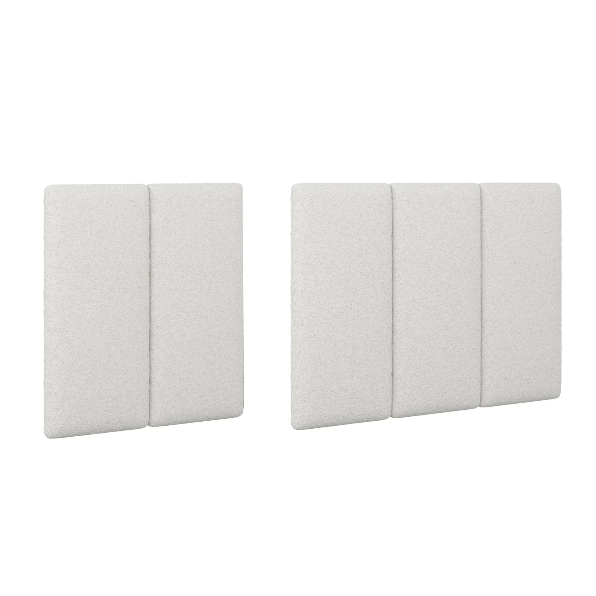 Queen Wall Mounted Boucle Headboard with Padding
