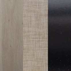 Rattan & Wood 3-Drawer Dressers Light Oak (Set of 2)