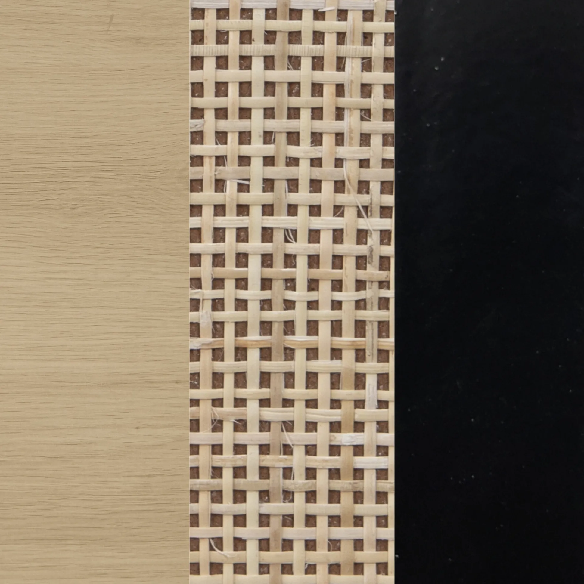 Rattan & Wood Dressers Light Oak (Set of 2)