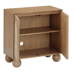 Seagrass Arched TV Console Cabinet for TVs up to 75