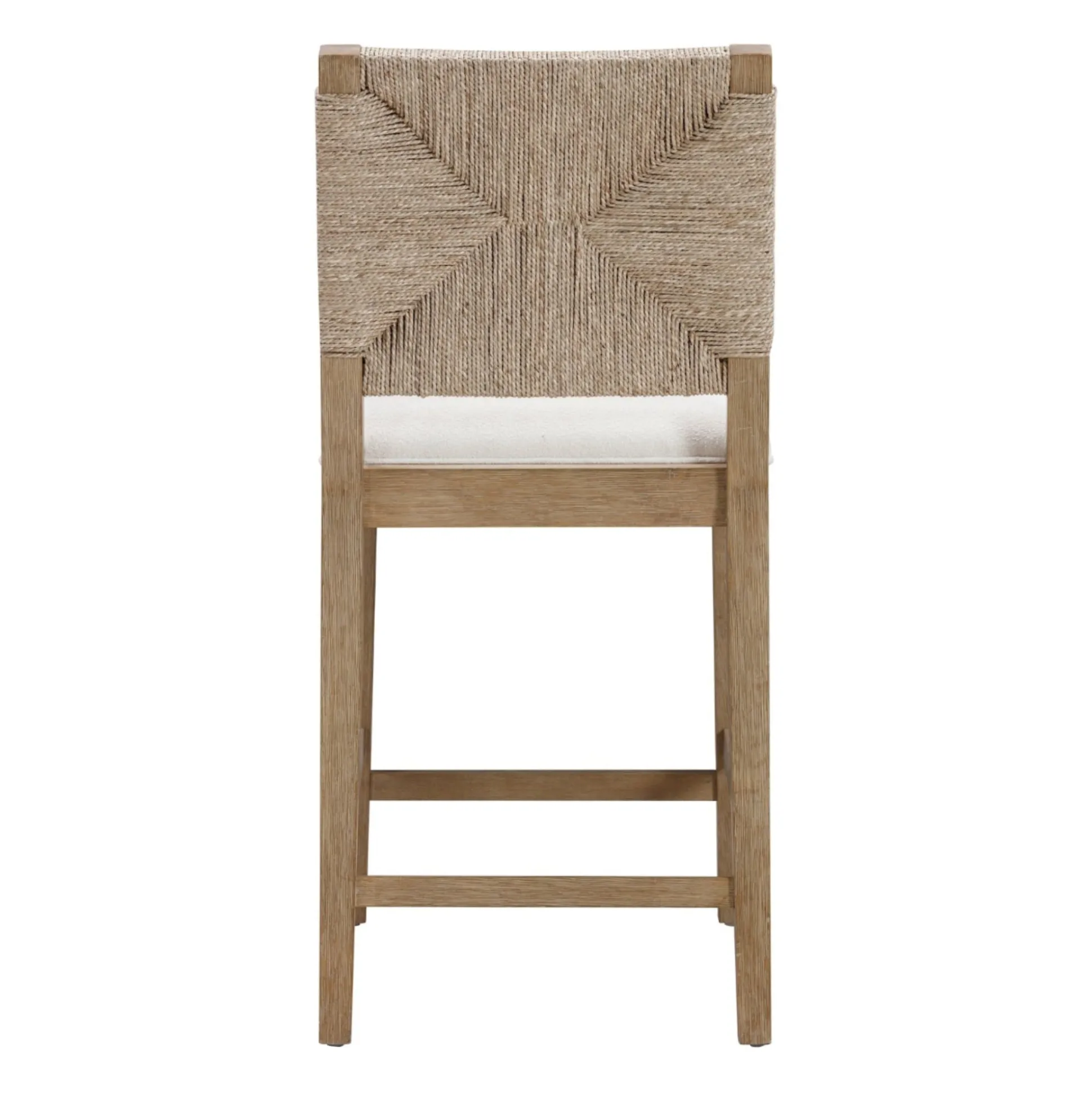 Seagrass Counter Height Bar Stools Light Brown (Set of 4)