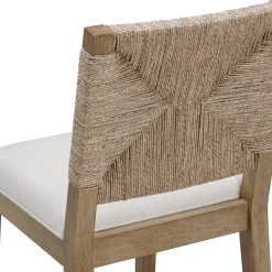 Seagrass Counter Height Bar Stools Light Brown (Set of 4)