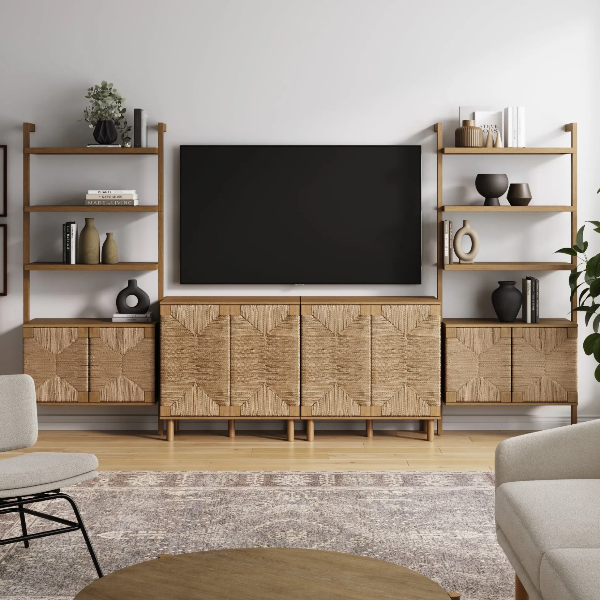 Seagrass Entertainment Center Brown