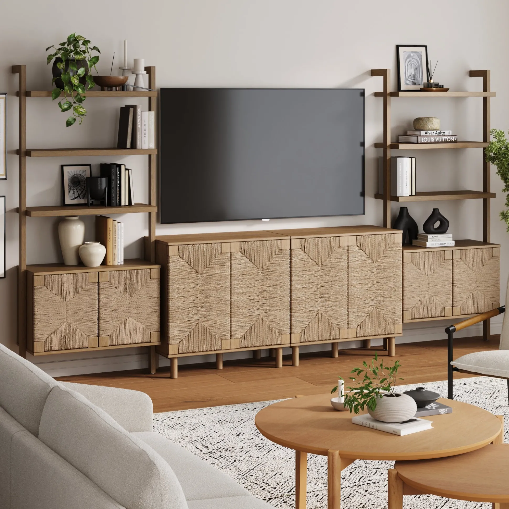 Seagrass Entertainment Center Brown
