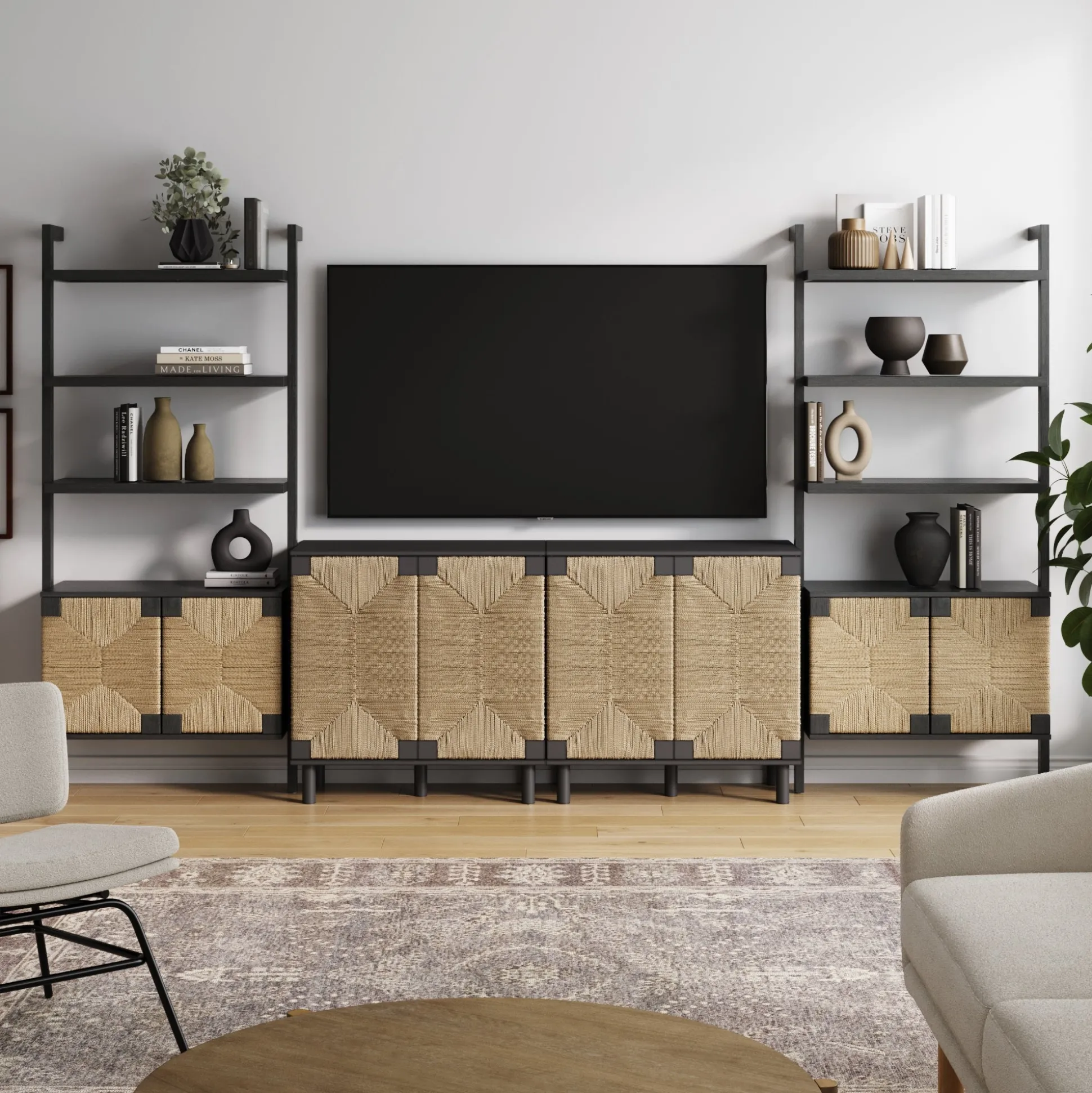 Seagrass Entertainment Center Black