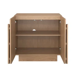 Wood Arched TV Console Stand for TVs up to 75