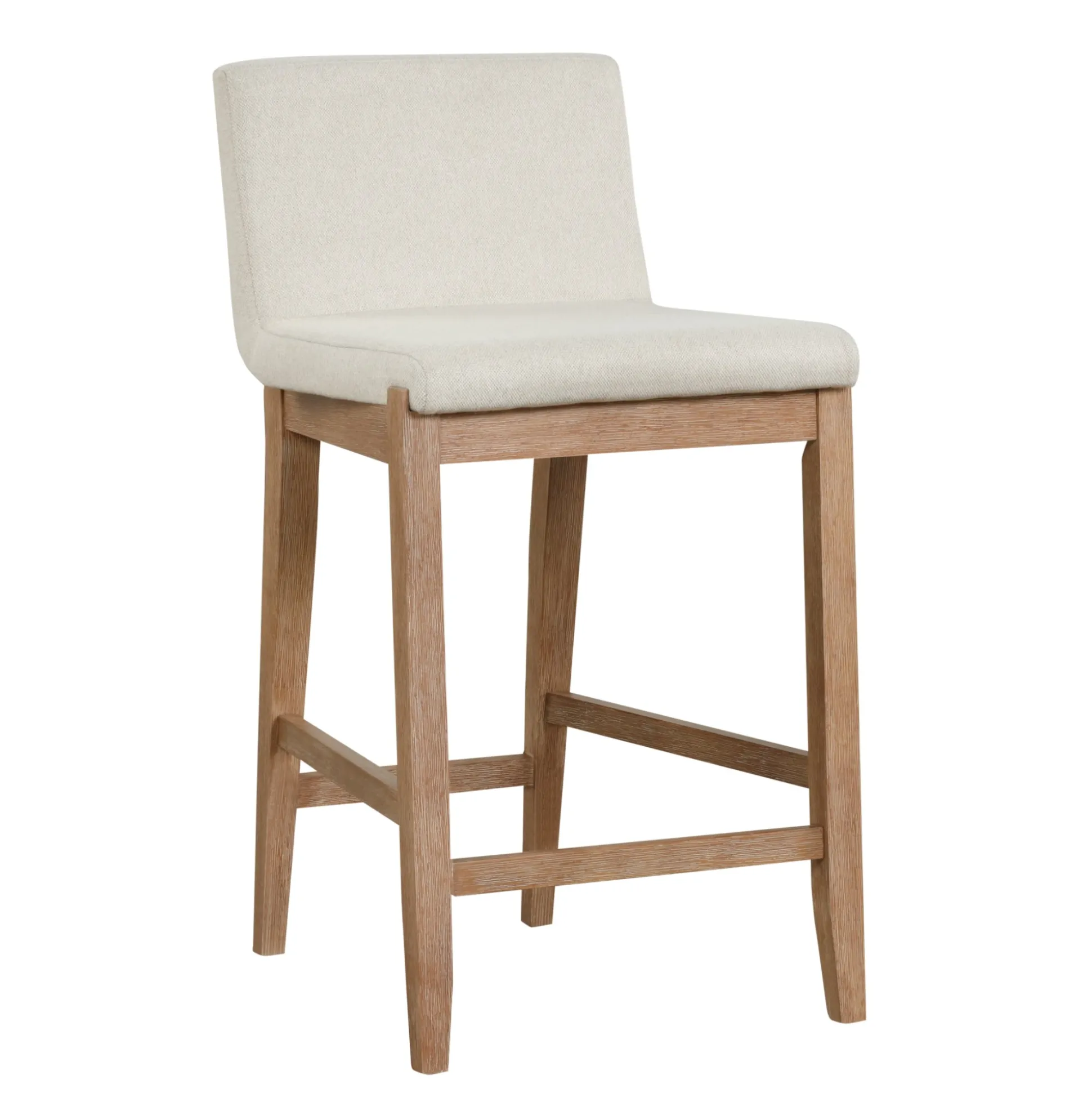 Wood Counter Height Bar Stools Light Brown (Set of 4)