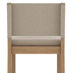 Wood Counter Height Bar Stools Light Brown Flax (Set of 3)