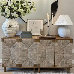 Wood TV Console for TVs up to 65