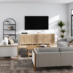 Wood TV Console for TVs up to 75