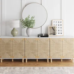 Wood TV Console for TVs up to 75