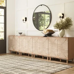 Wood TV Console for TVs up to 100