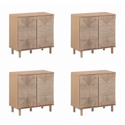 Wood TV Console for TVs up to 100
