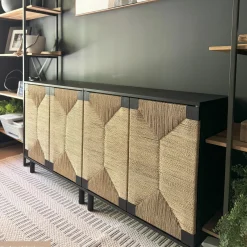 Wood TV Console for TVs up to 75