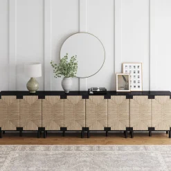 Wood TV Console for TVs up to 100
