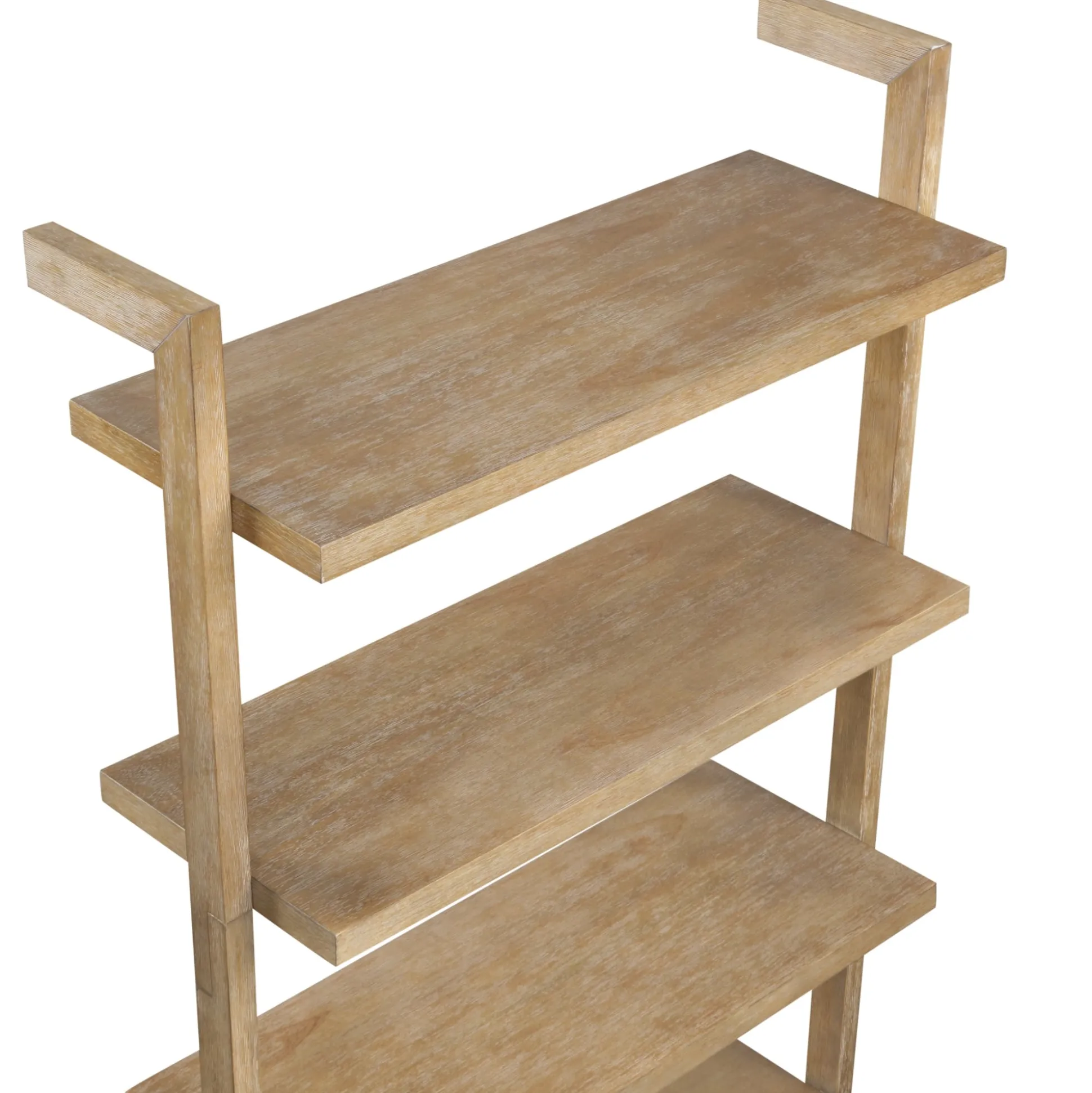Wood Wall Bookshelves Light Brown (Set of 3)